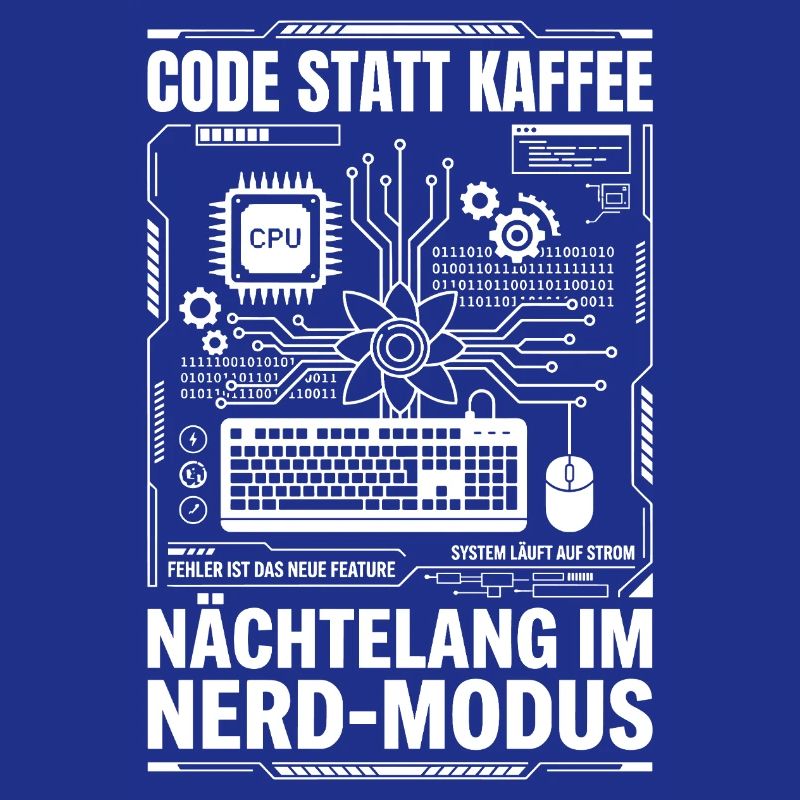 Code au lieu de mode nerd du café