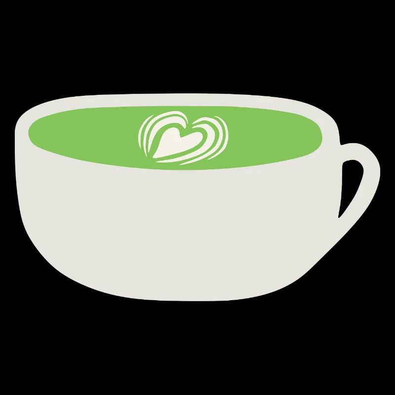 cup of matcha latte