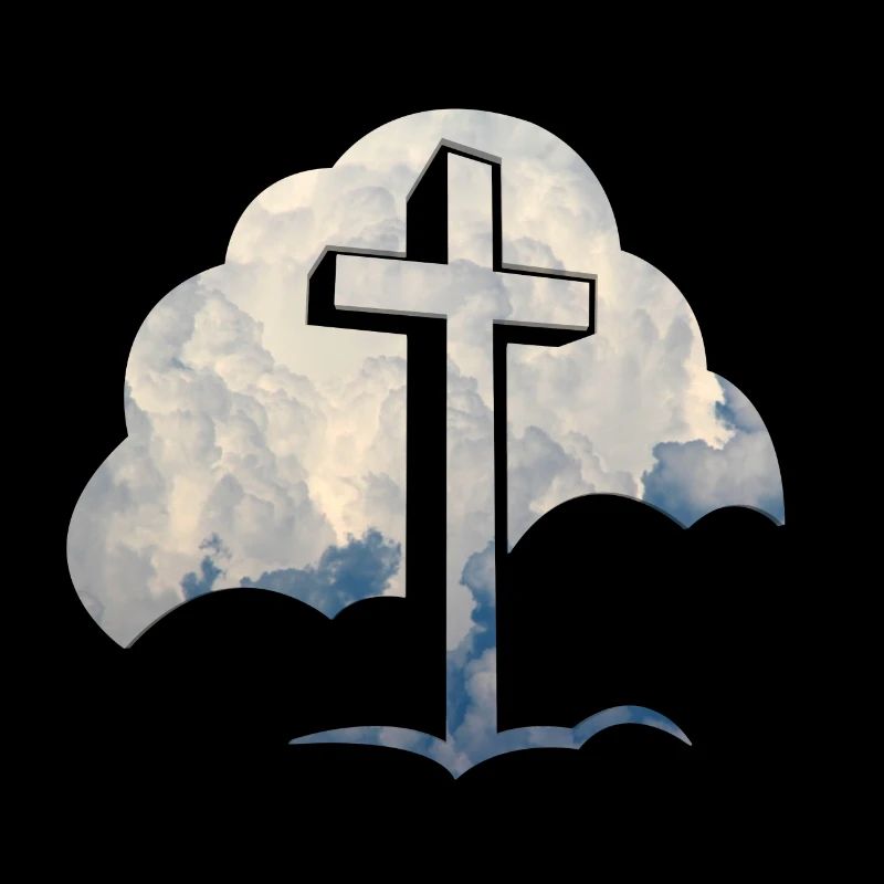 Jésus nuage Jésus croix