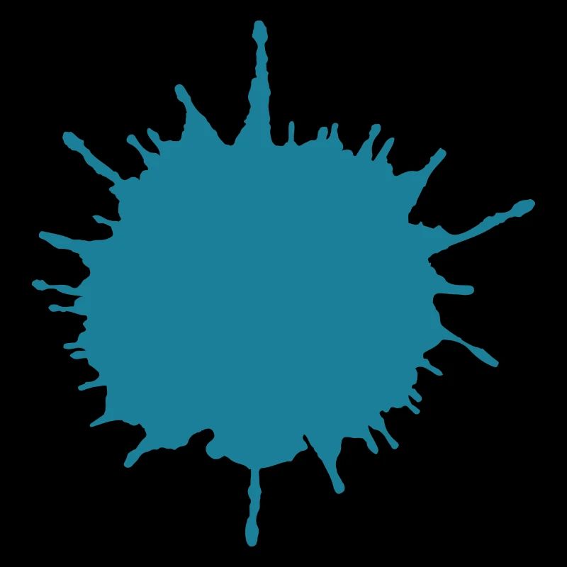 farbklecks Klecks Farbspritzer blau Geschenk