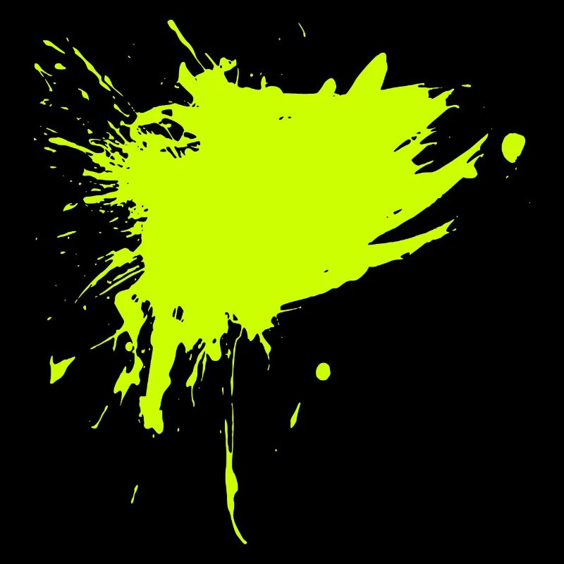 Fleck Farbe Gespritzt gelb Schmutz schmutzig