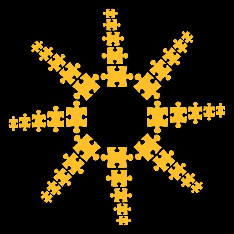 étoile puzzle soleil modèle partie puzzle puzzle puzzles