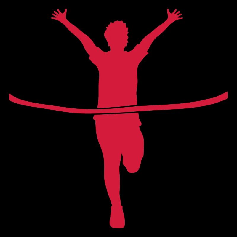 marathon cible arrivée bande rouge cible cible droite re