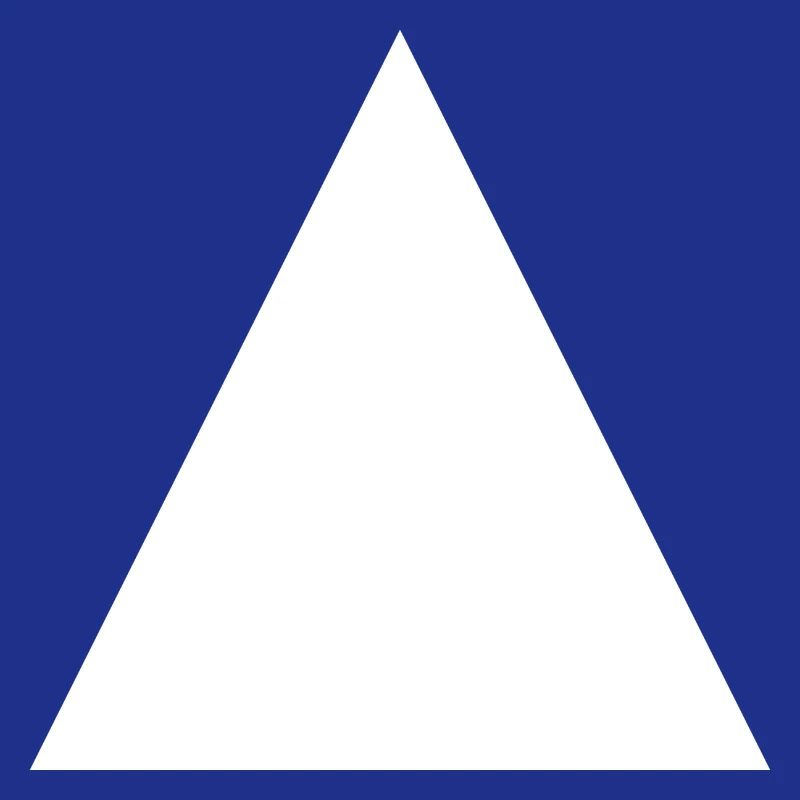 Triangle white