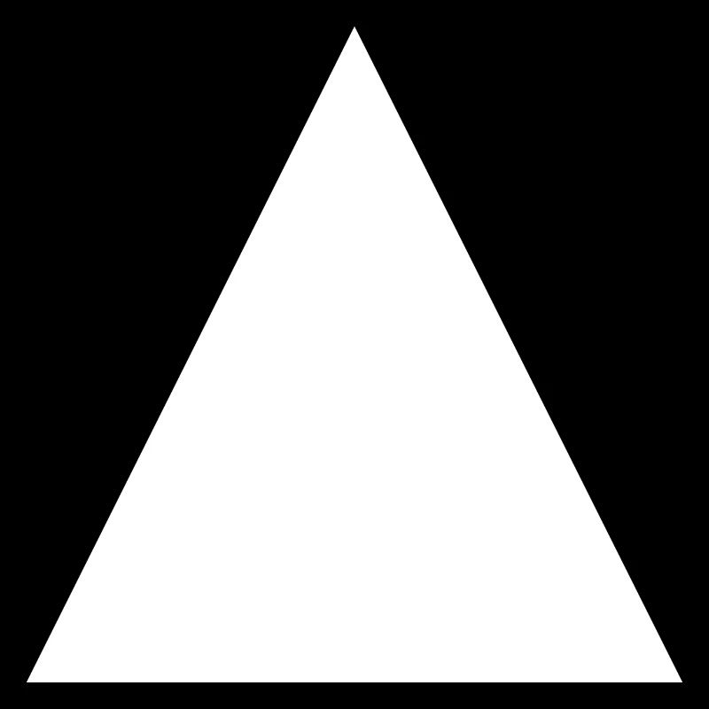 Triangle blanc
