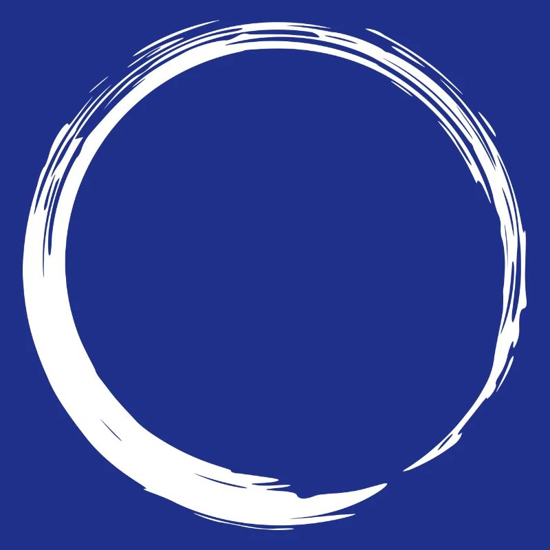 Circle shape circle icon design variant New white