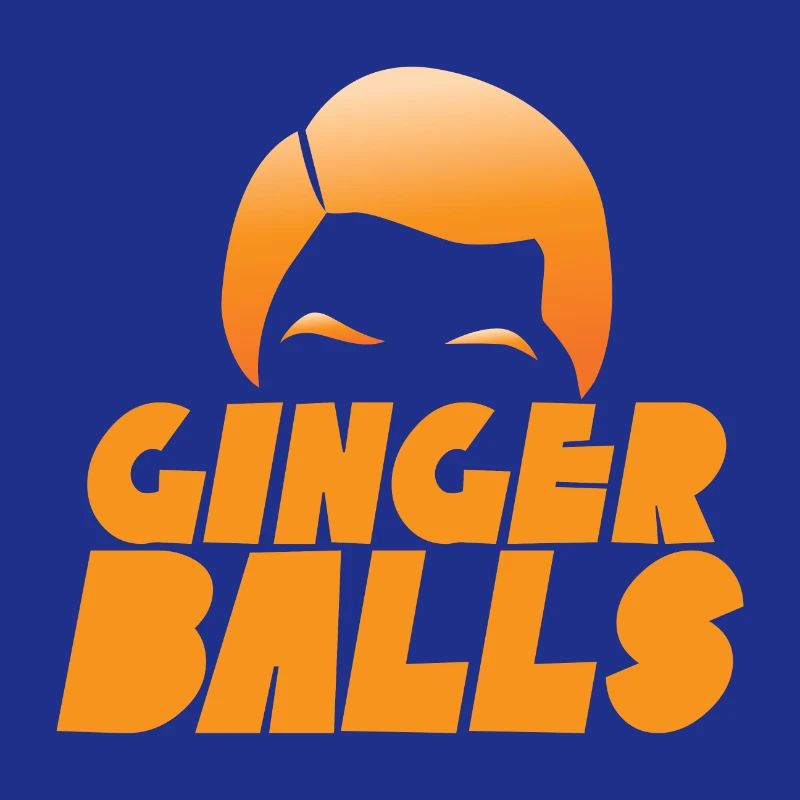 Ingwerkugeln mit dem lodernden roten Haar