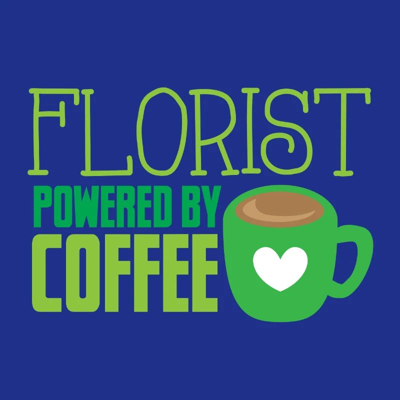 Blumengeschäft mit Kaffee