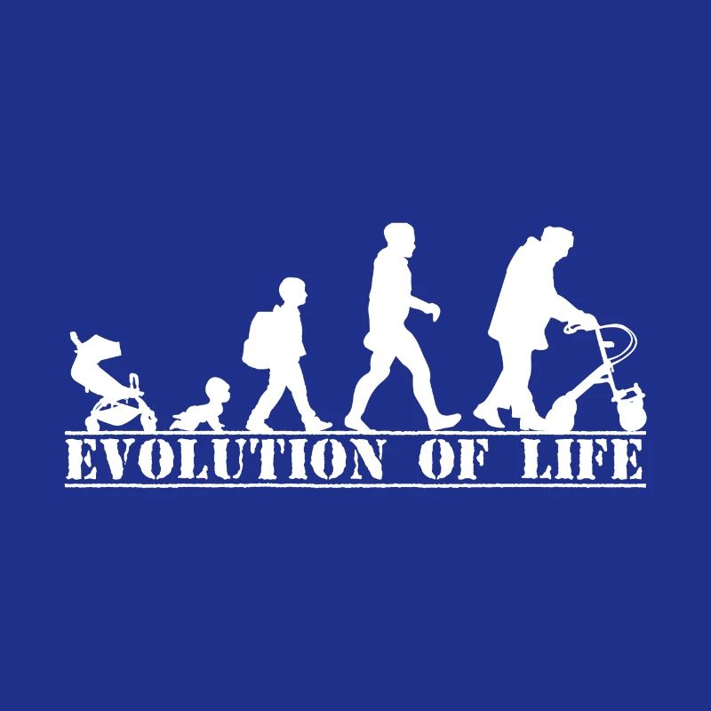 Rentner Opa Rollator Rente Evolution Geschenk