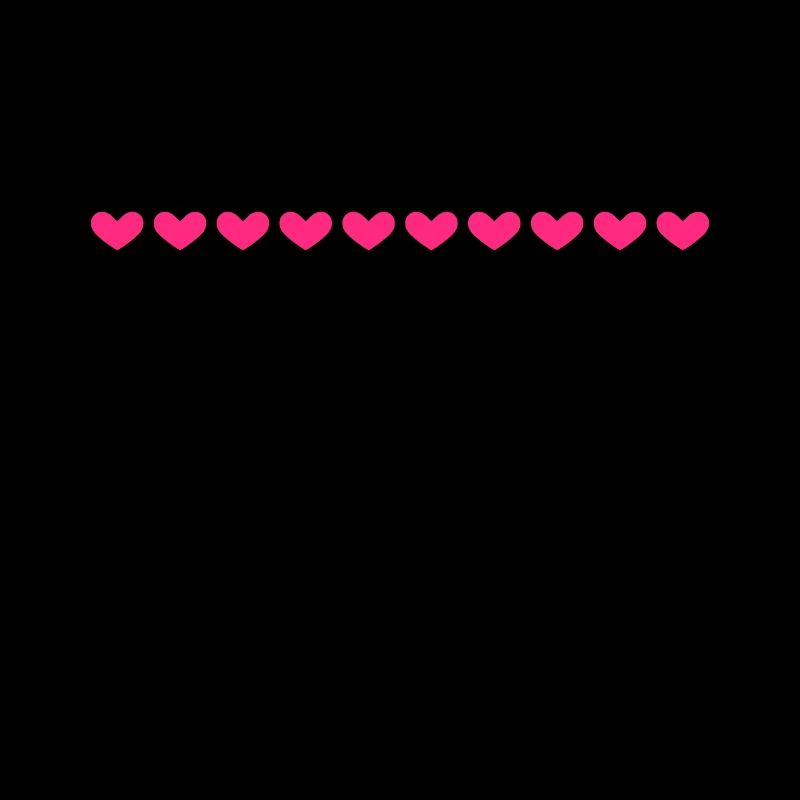 Linie Herz Herzchen Rosa
