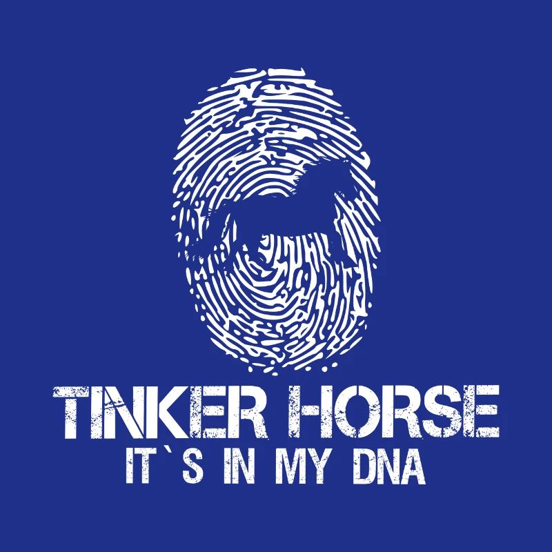 Irish Tinker Pferd DNA Spruch Geschenk Idee