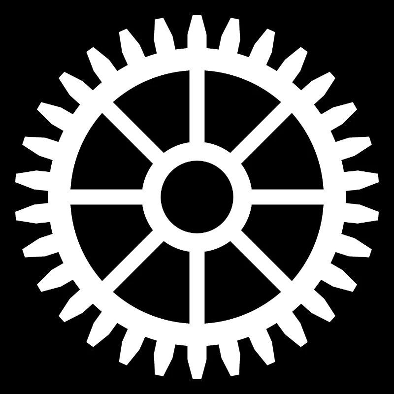 Zahnrad Vorlage Design