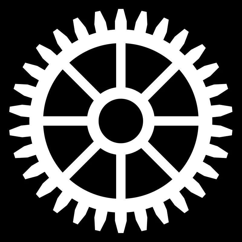 Gear vector design template - COLOR CHANGEABLE