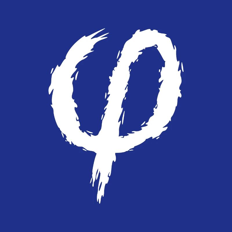 Brosse d'icône signe phi