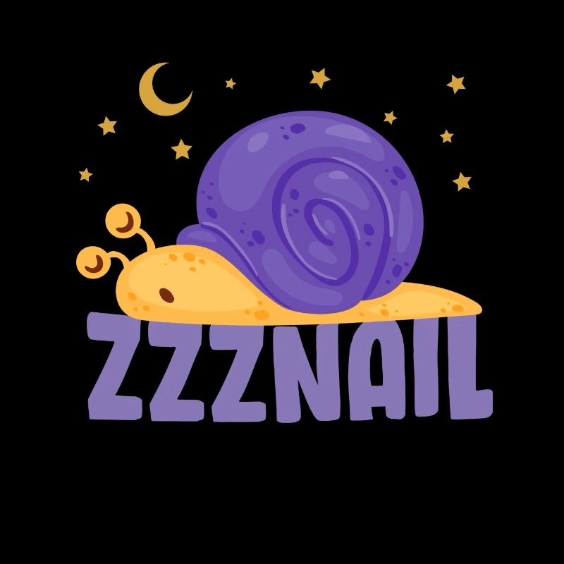 Escargot endormi ZZZSnail (Escargot)