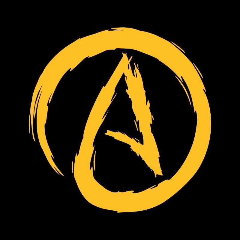 Symbole de l'athéisme cadeau d'évolution athée Darwin