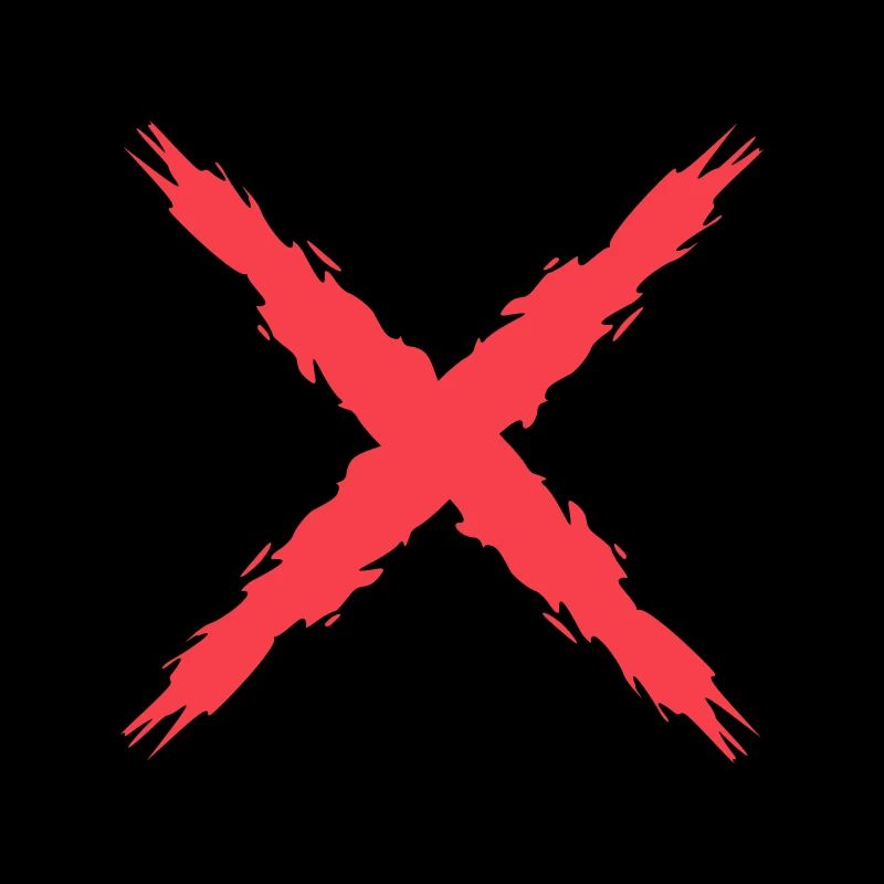 Cross design vector red