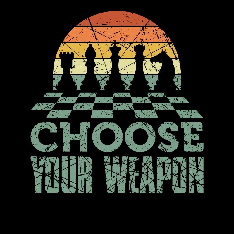 Retro chess gift chess player