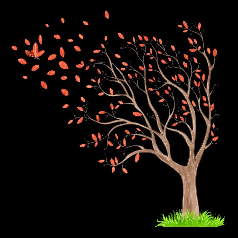 Arbre de vie et papillon