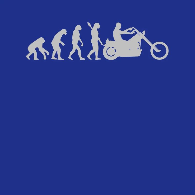 Motocycliste évolution évolution hommes grand-père