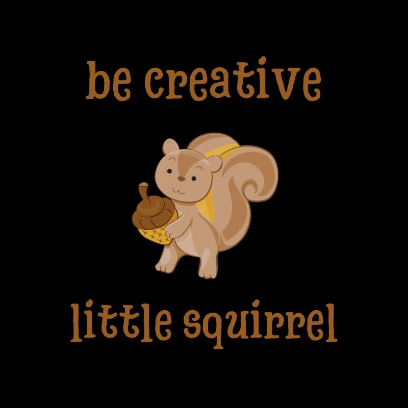 Fairy godmother blessing creative little squirrel