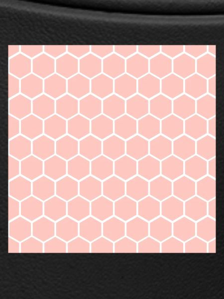 Pink Honeycomb Pattern