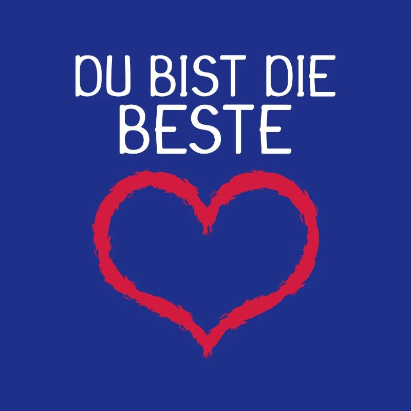Du bist die Beste Herz Geschenk