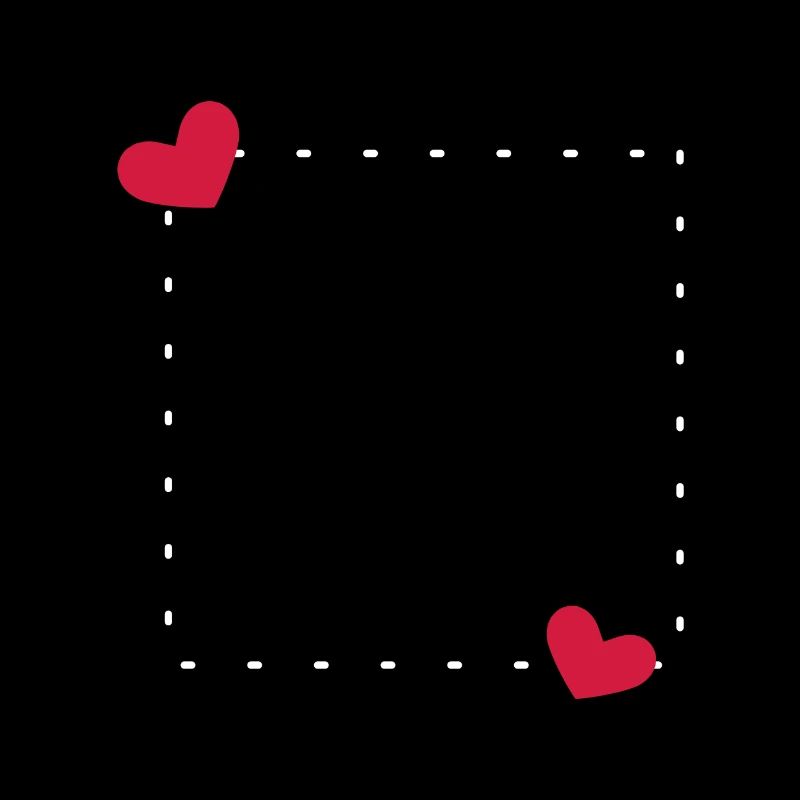 Heart Frame Ornament Line