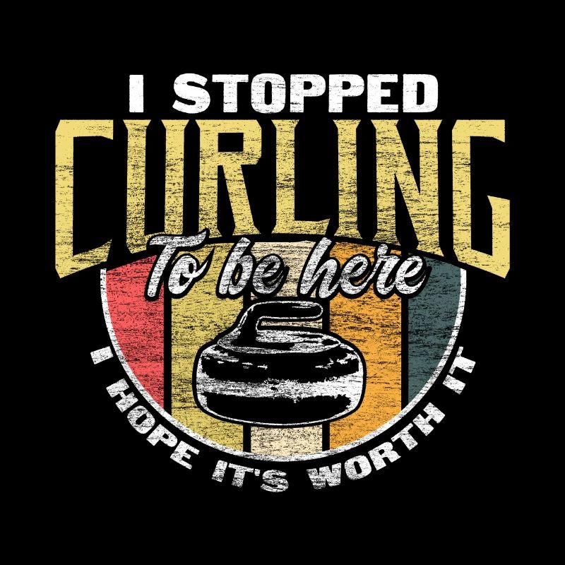 Curling Besen Wintersport Geschenkidee