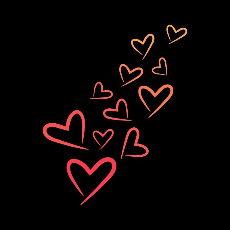 Herzchen Herz Muster