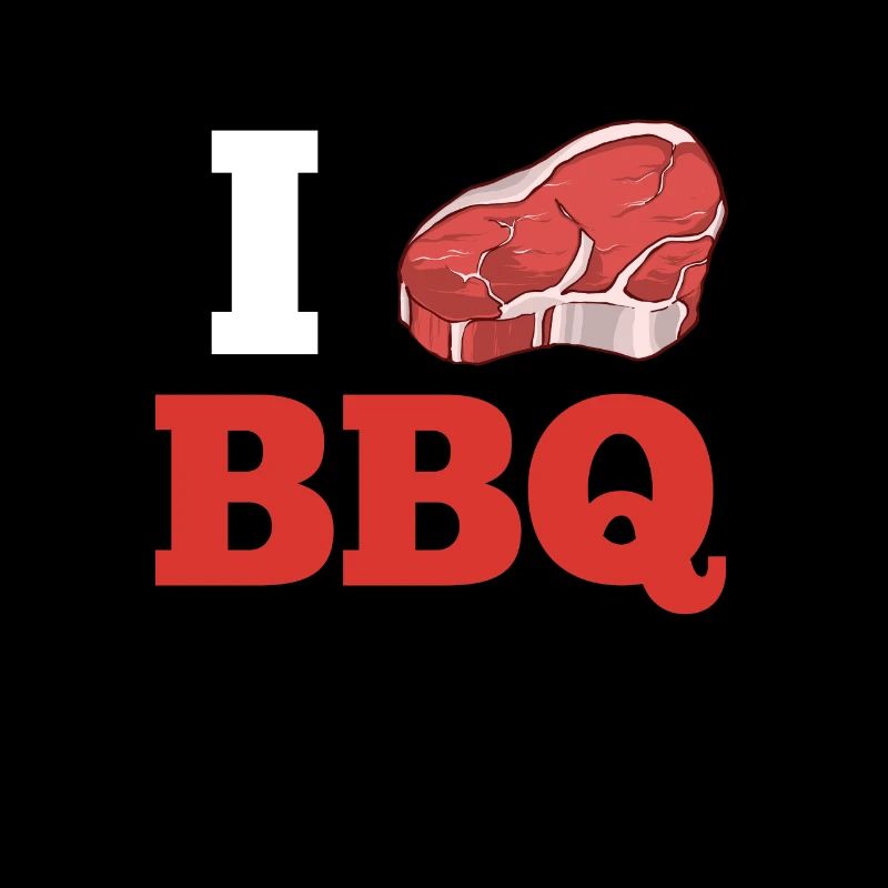 Fleisch Liebe Grillfleisch Lover Herz Männer