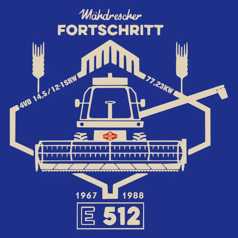 FORTSCHRITT Mähdrescher E 512 DDR ostalgie LPG