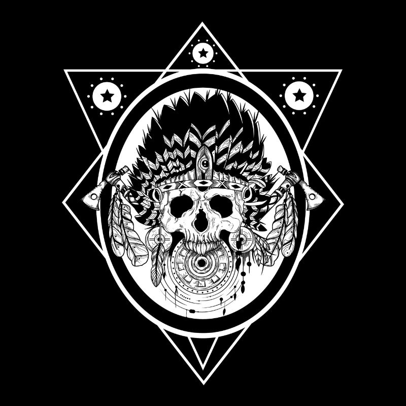 Skull Skeleton Totem