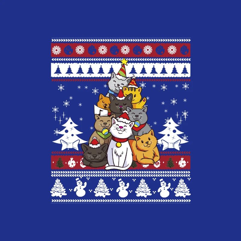 Arbre à chat de Noël