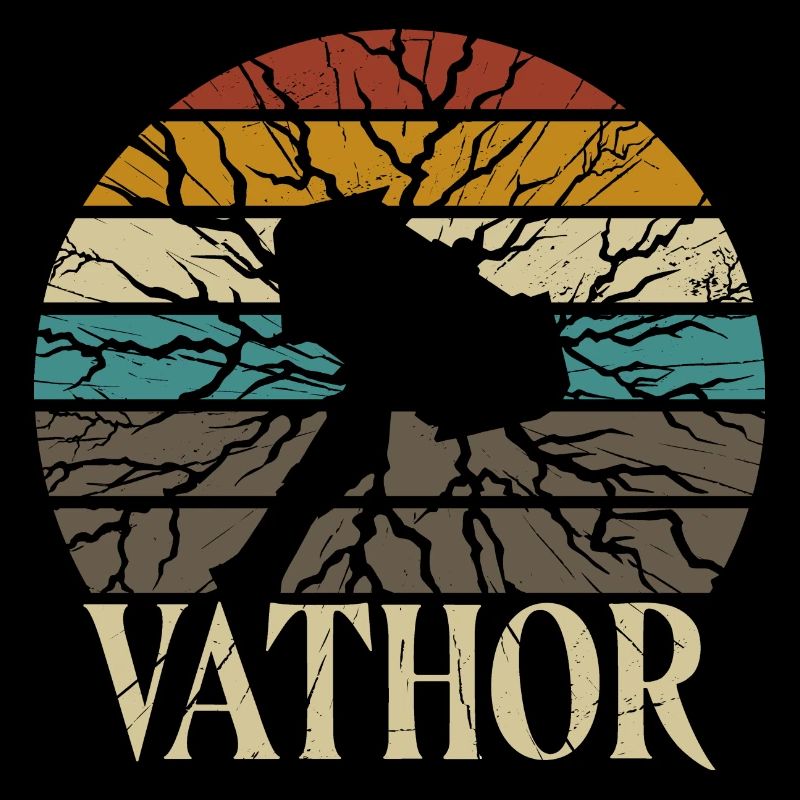 Fathor Vathor Vater Thor Hammer Vatertag Geschenk