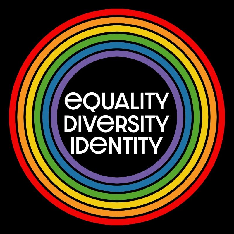 égalité diversité identité chemise noire