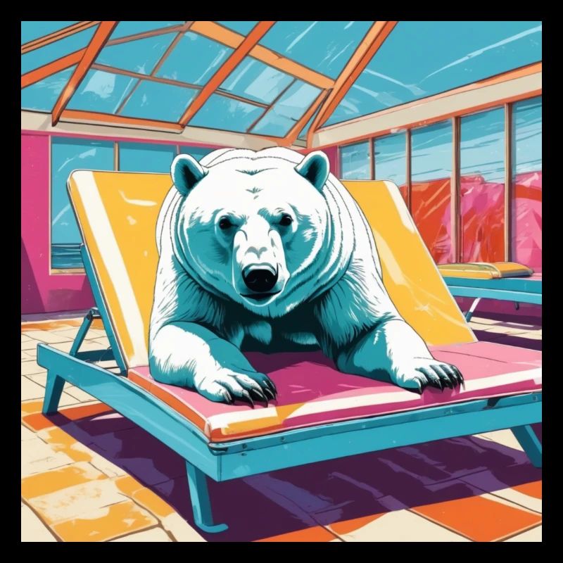 Bear in the conservatory