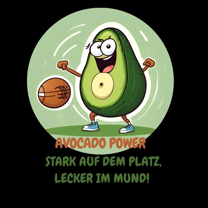 Avocado Power witziger Spruch