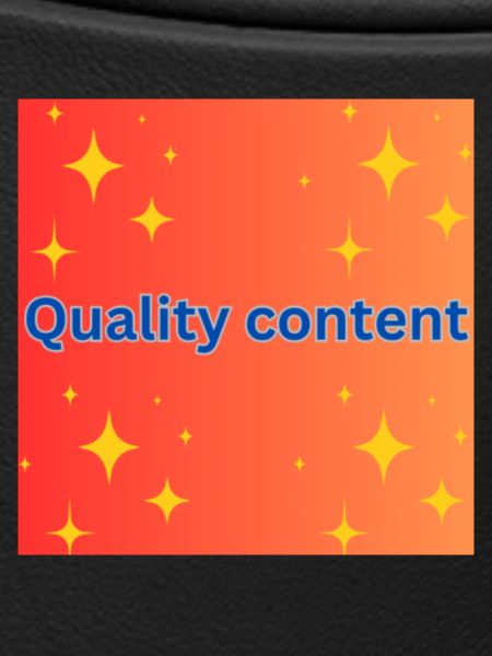 Quality content