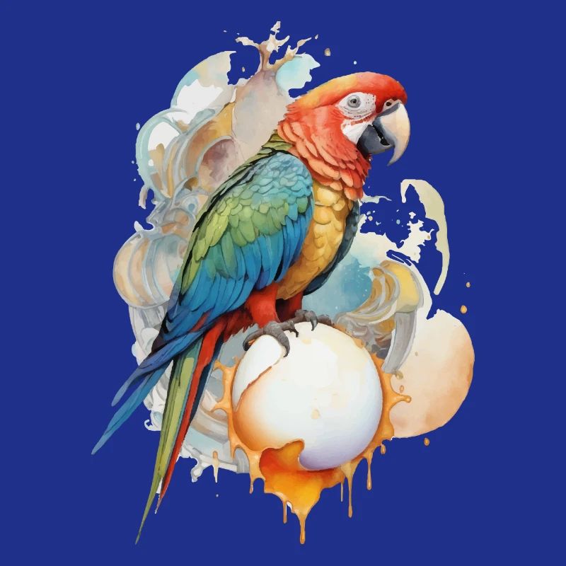 Perroquet Aquarelle