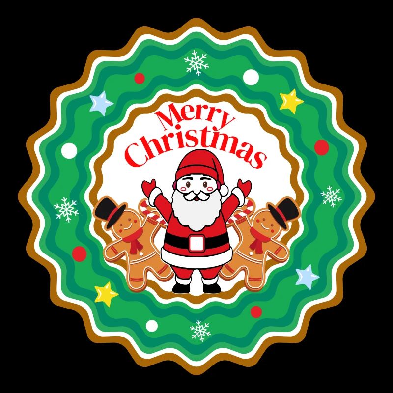 Joyeux Noël Père Noël Cookie