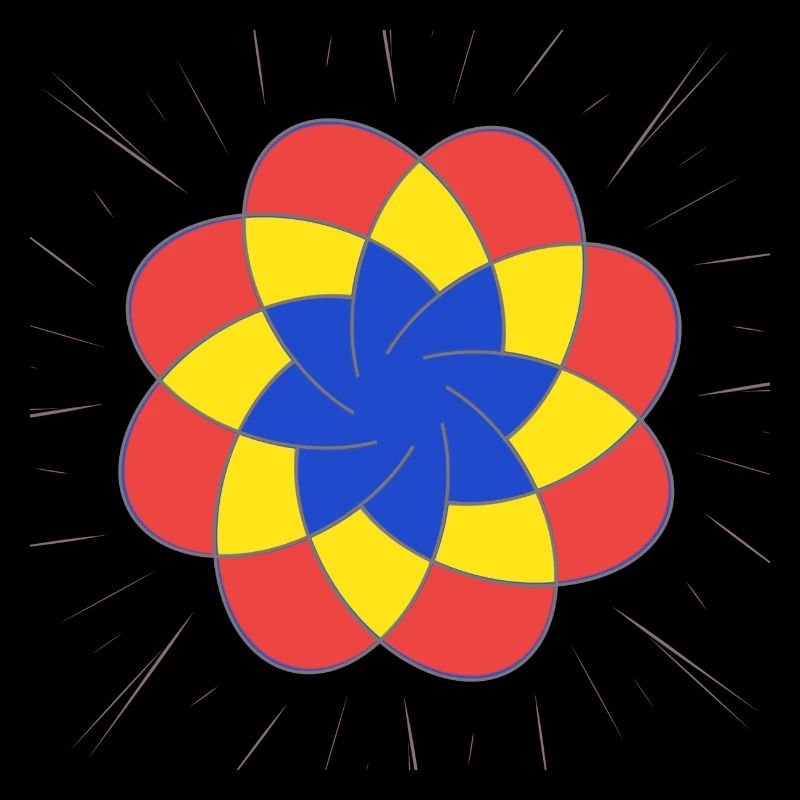 Abstract with a pattern