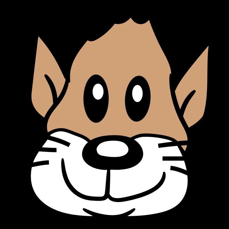 Visage de chien Petit Tête d’animal de compagnie Mignon