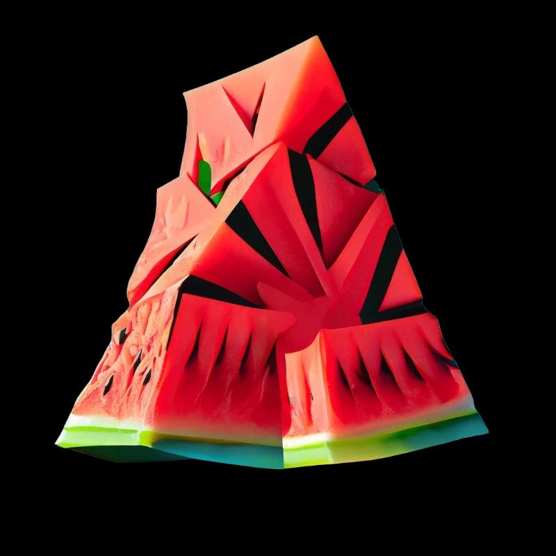 Ein Stück Wassermelone