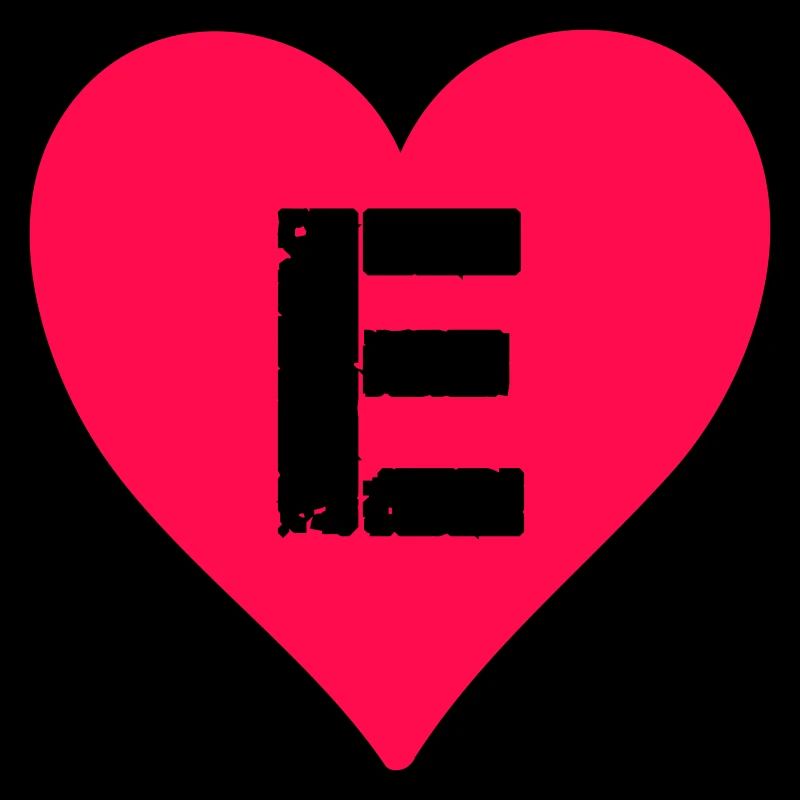 Lettre E du Coeur