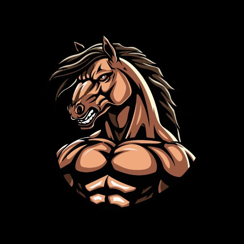 Musculation des muscles du cheval