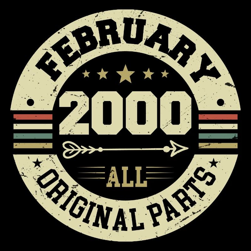 February 2000 Vintage Birthday Gift 2000