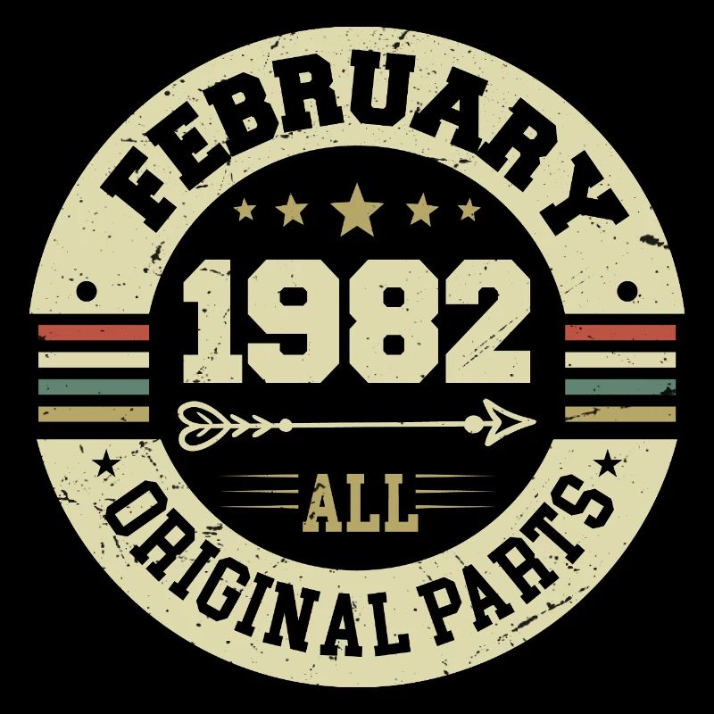 Février 1982 Vintage Cadeau d’anniversaire 1982