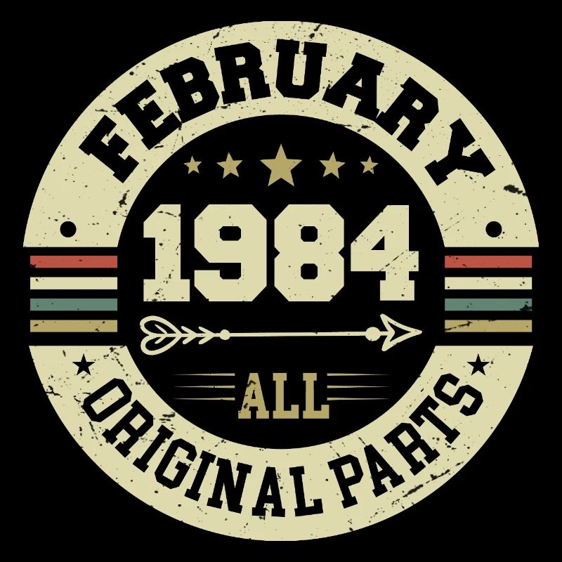 Février 1984 Vintage Cadeau d’anniversaire 1984