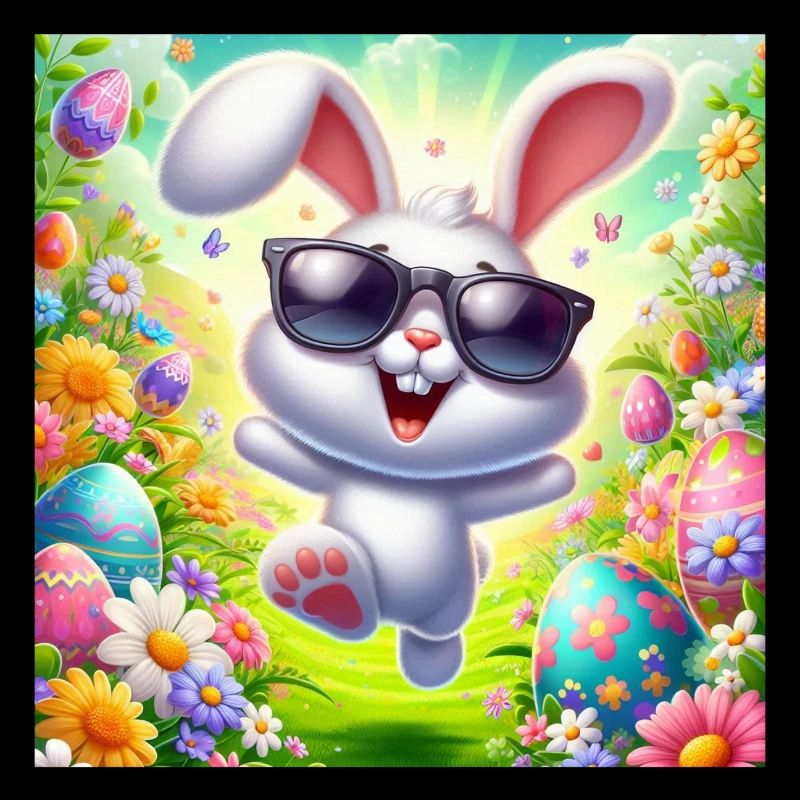 Fröhlicher Osterhase